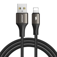  USB kabelis Joyroom SA25-AL3 USB to Lightning 3A 1.2m black 